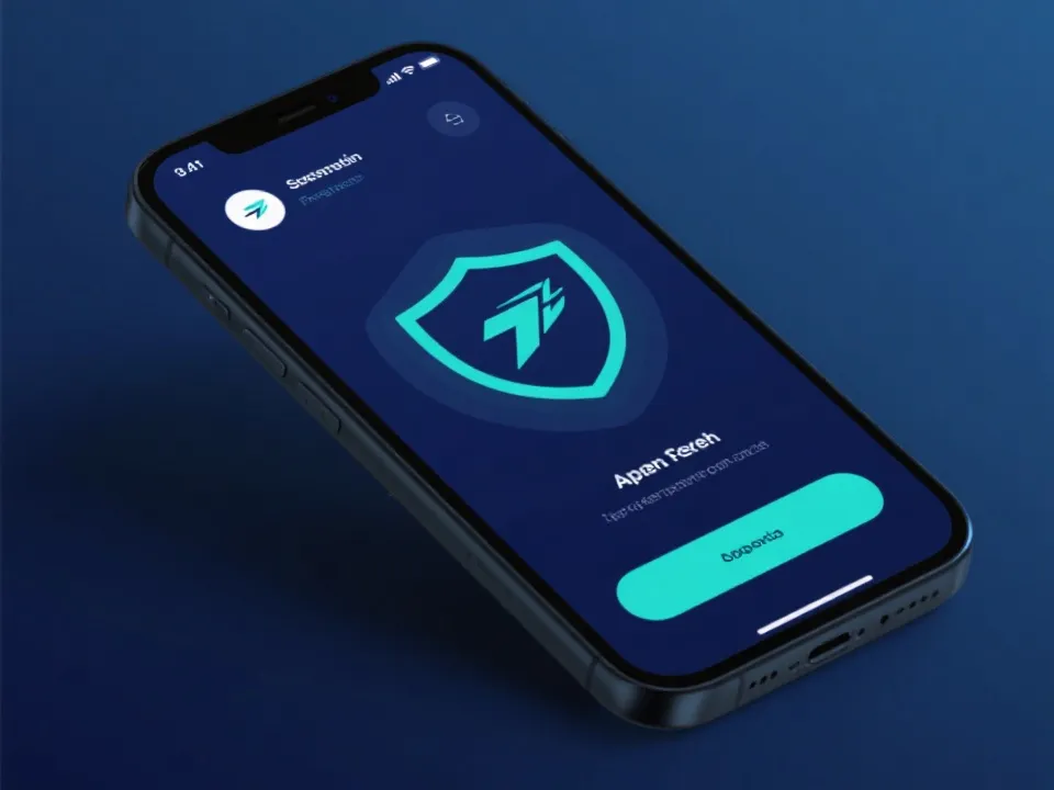 移动端入口与下载指引示意图
